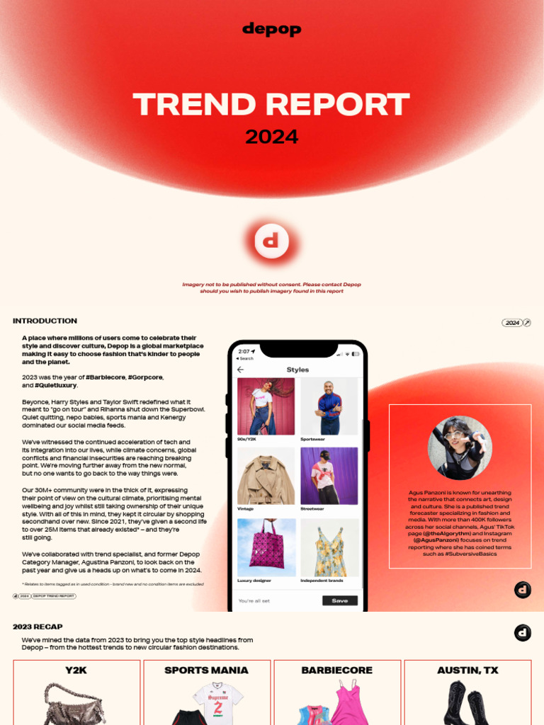 Depop 2024 Trend Report 1702051891 | PDF | Aesthetics | Clothing