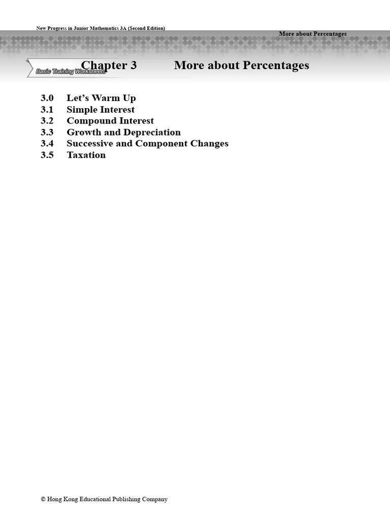 3A Ch03 WS BasicTraining E | PDF | Interest | Taxes