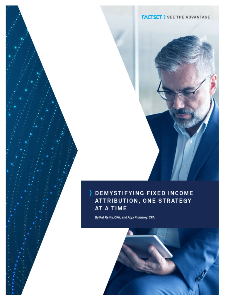 Demystifying Fixed Income Attribution | PDF | Bonds (Finance) | Money