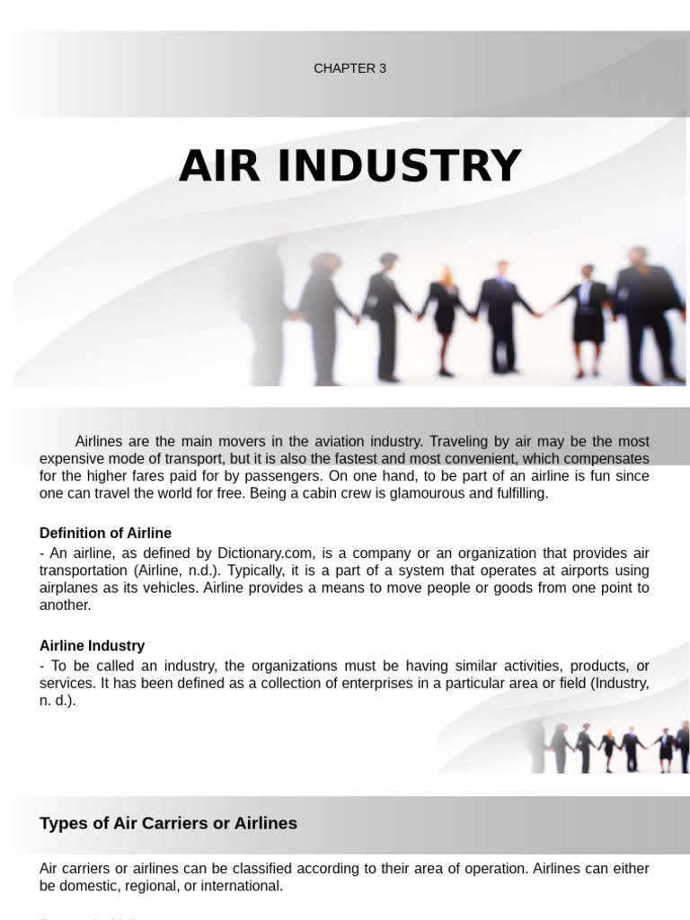 Overview of the Airline Industry | PDF | Airlines | Low Cost Carrier