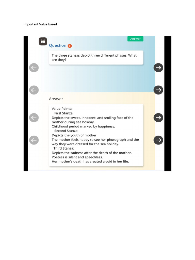 Important Value Based | PDF