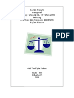 Kaajian Hukum UU 11 TH 2008 Tentang ITE