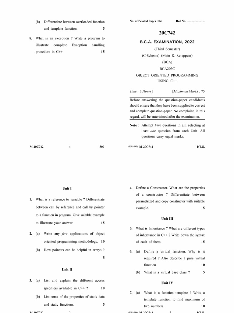 Oops 2022 | PDF