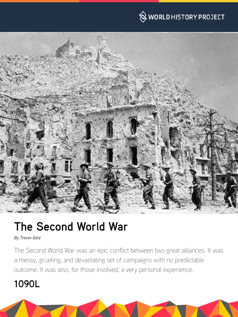 Overview of the Second World War | PDF | World War II | Allies Of World ...