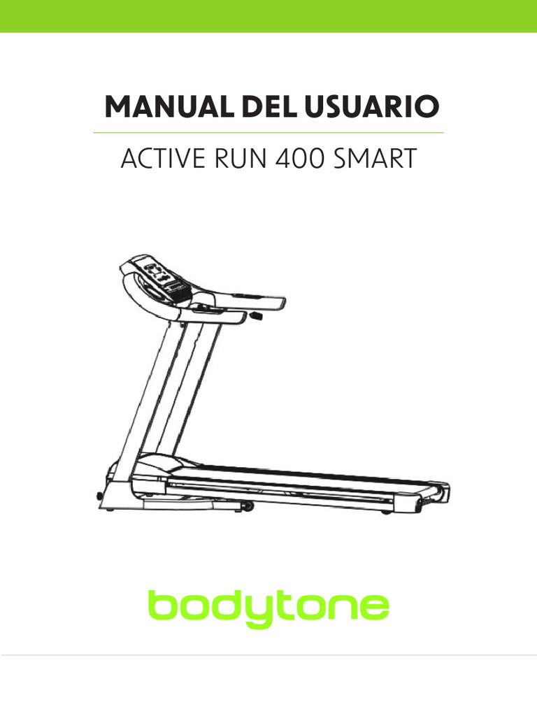Manual de Usuario Cinta Active Run 400 | PDF | Rueda de andar ...