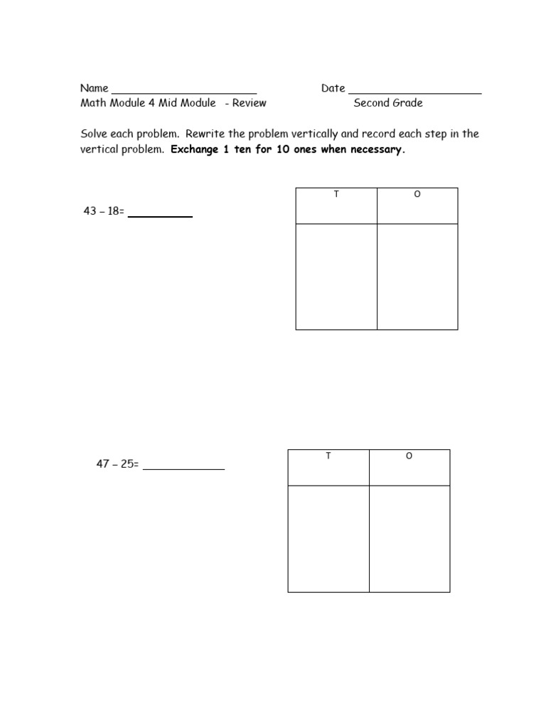 Mid Mod Review - With Strategies and Word Problem | PDF