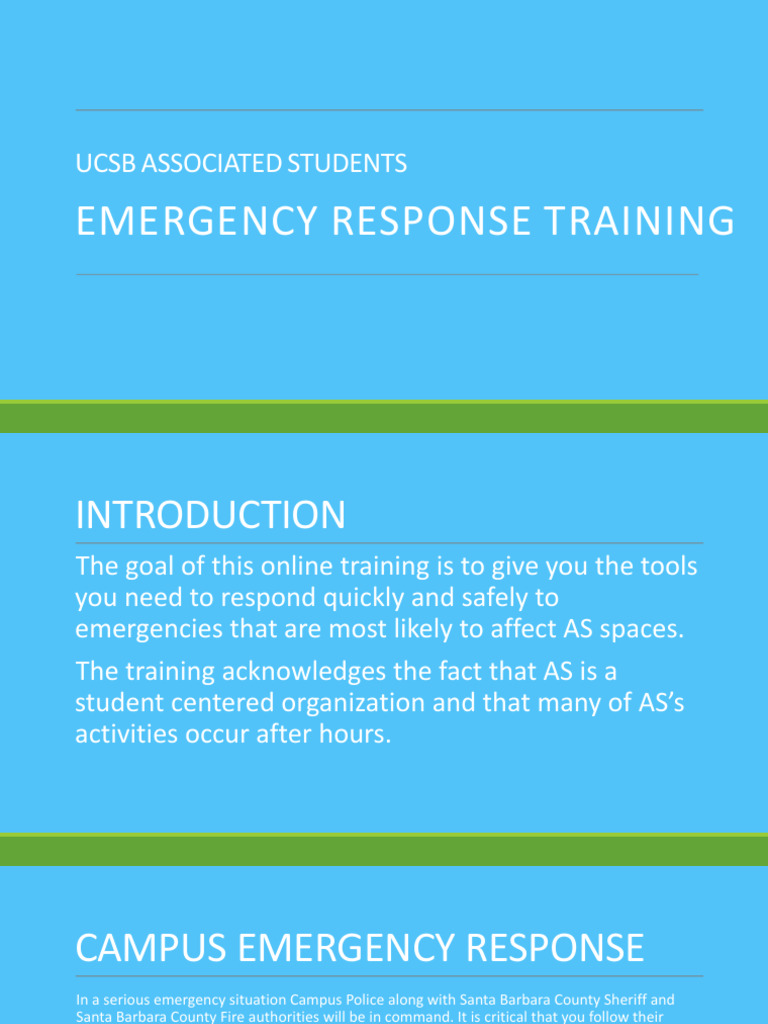 Emergency Response Trainning | PDF | Grief | Emergency