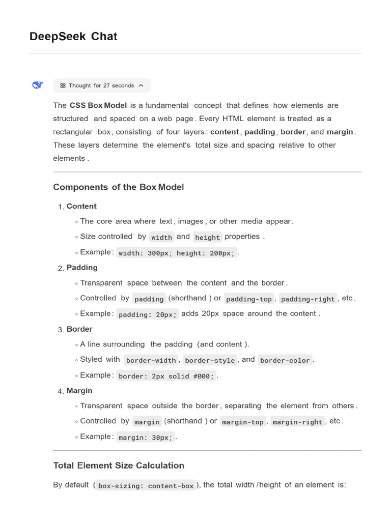 12.CSS Layouting - #3 Box Model _ Konsep | PDF