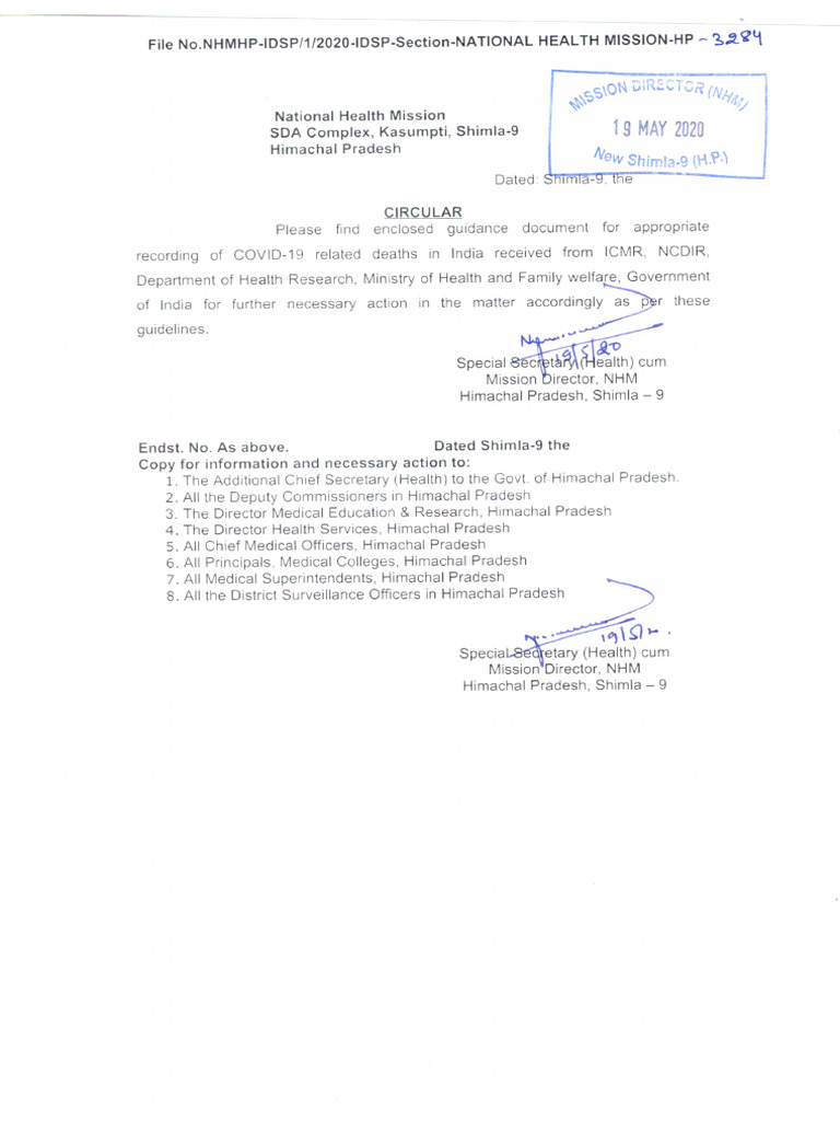 Icmr Guidance | PDF
