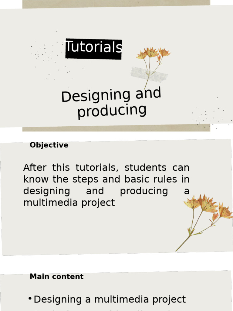 Multimedia Project Design Guide | PDF | Hyperlink | Graphical User ...