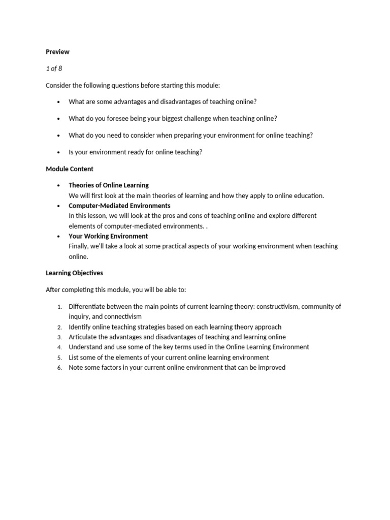 1 and 2 of 8 Module 1 | PDF | Constructivism (Philosophy Of Education ...
