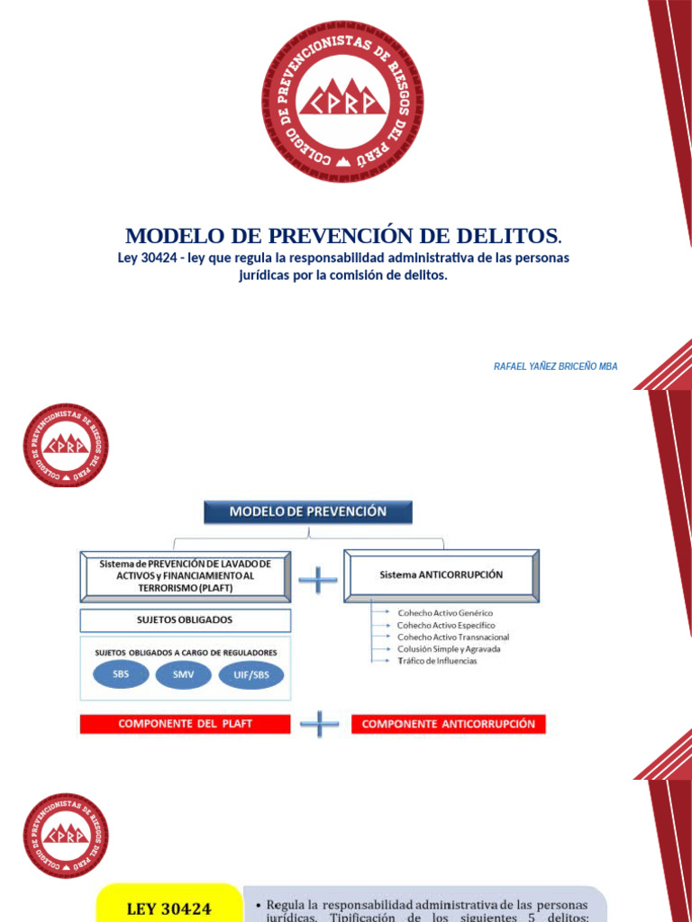 Modelo de Prevención de Delitos - Rafael Yañez | PDF | Auditoría ...