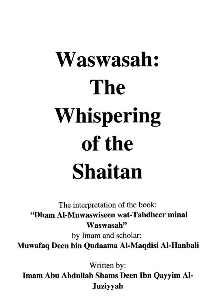 Understanding ISIS Waswas | PDF
