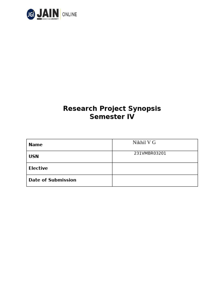 Synopsis | PDF