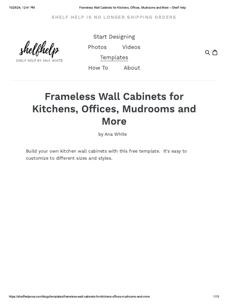 Frameless Wall Cabinets For Kitchens, Offices, Mudrooms and More ...