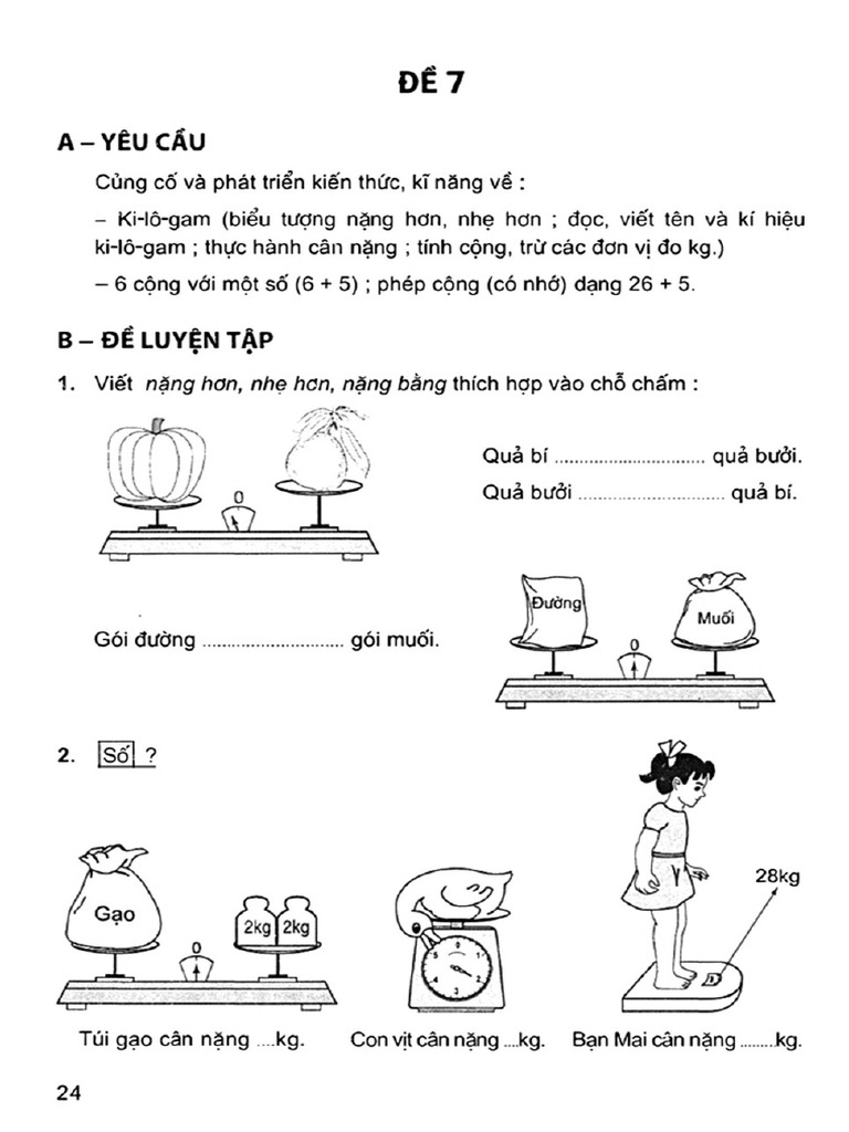 Toán 2-Kilogram | PDF