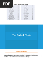 Grade 10 Periodic Table Overview | PDF | Chemical Elements | Periodic Table