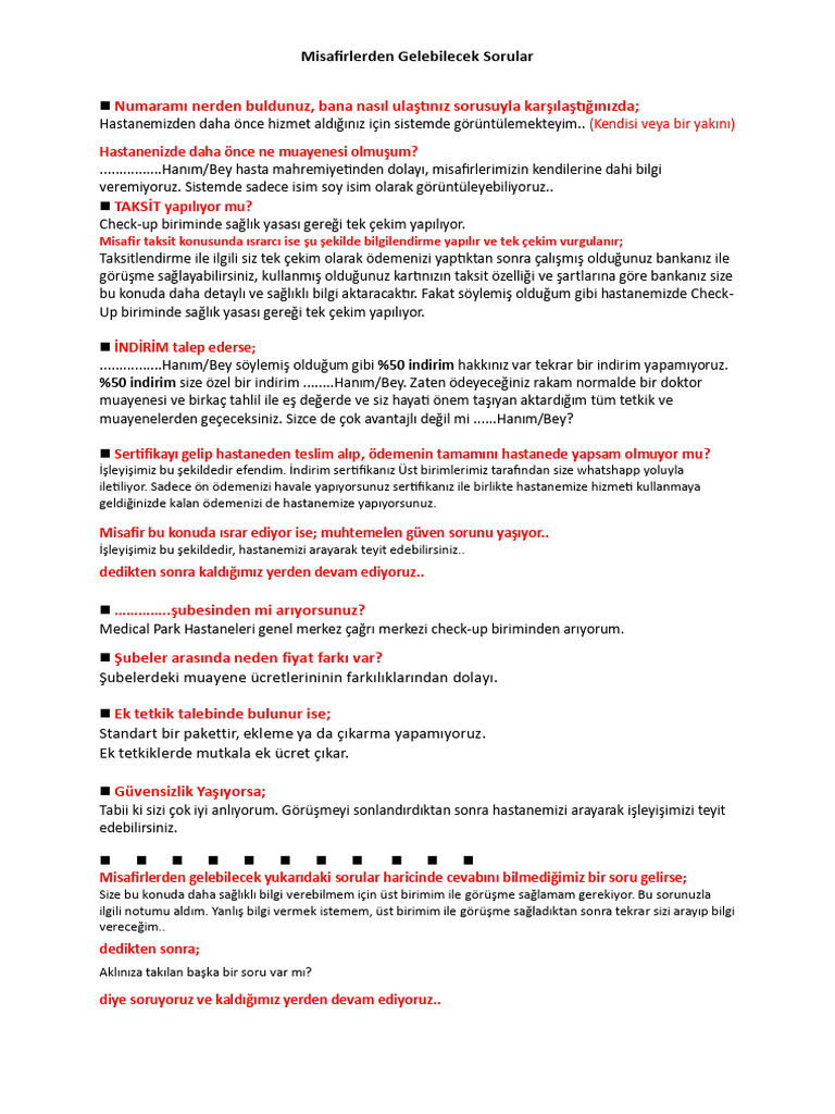 Sıkça Sorulan Sorular - Eğitim | PDF