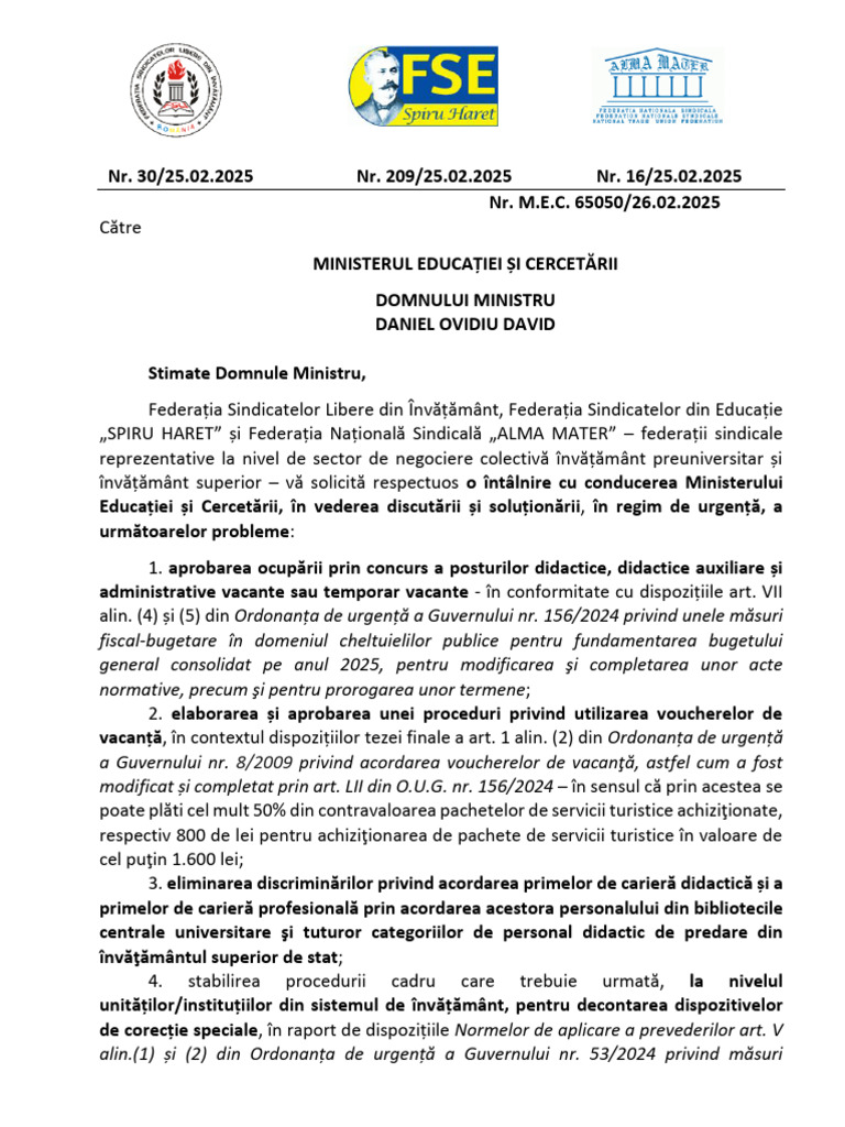 FSLI+FSESH+FNSAM - MEC - Intalnire 7probleme | PDF