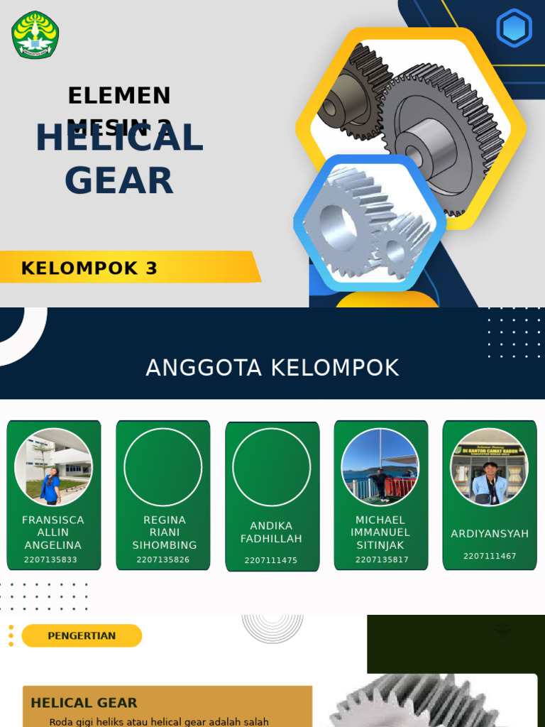 Pengantar Roda Gigi Heliks | PDF