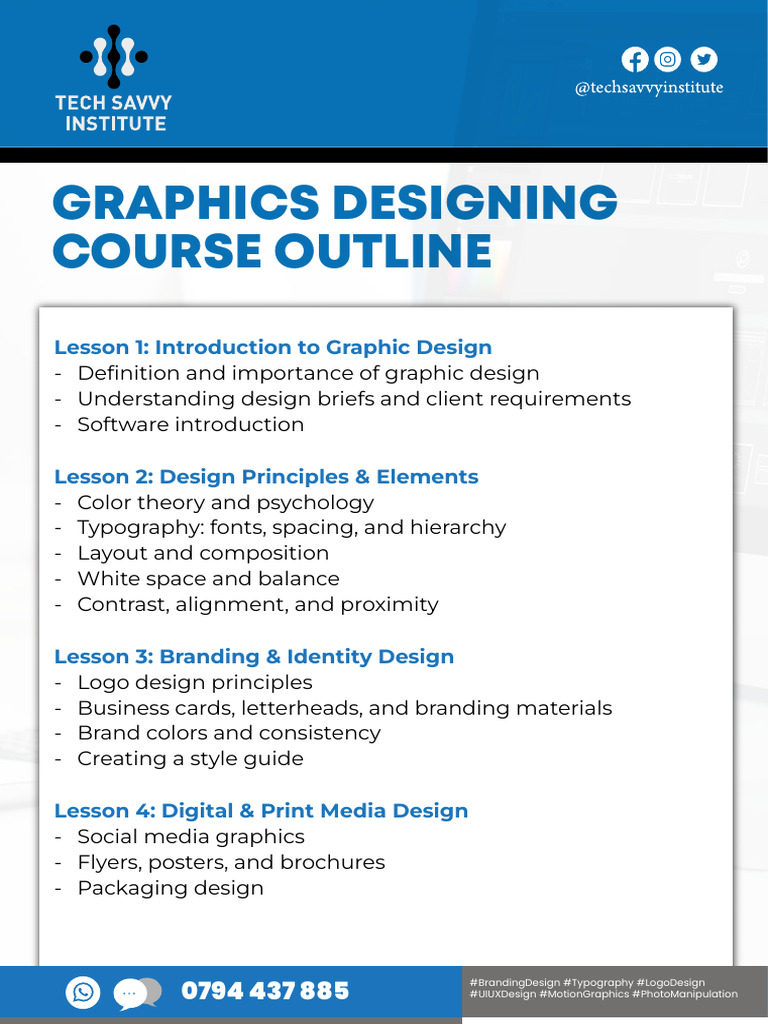 Graphic Design Course Overview | PDF