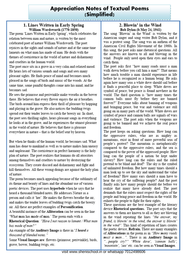 Analyzing Rhetorical Questions in Poetry | PDF | Poetry