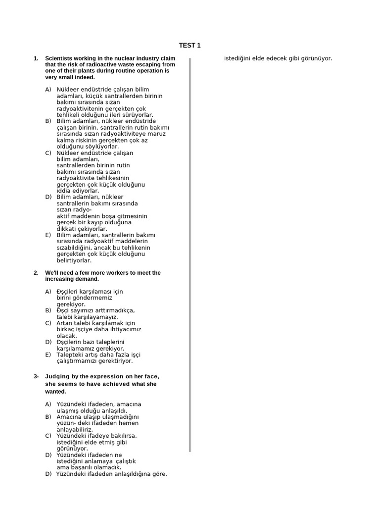Translation Test2 | PDF