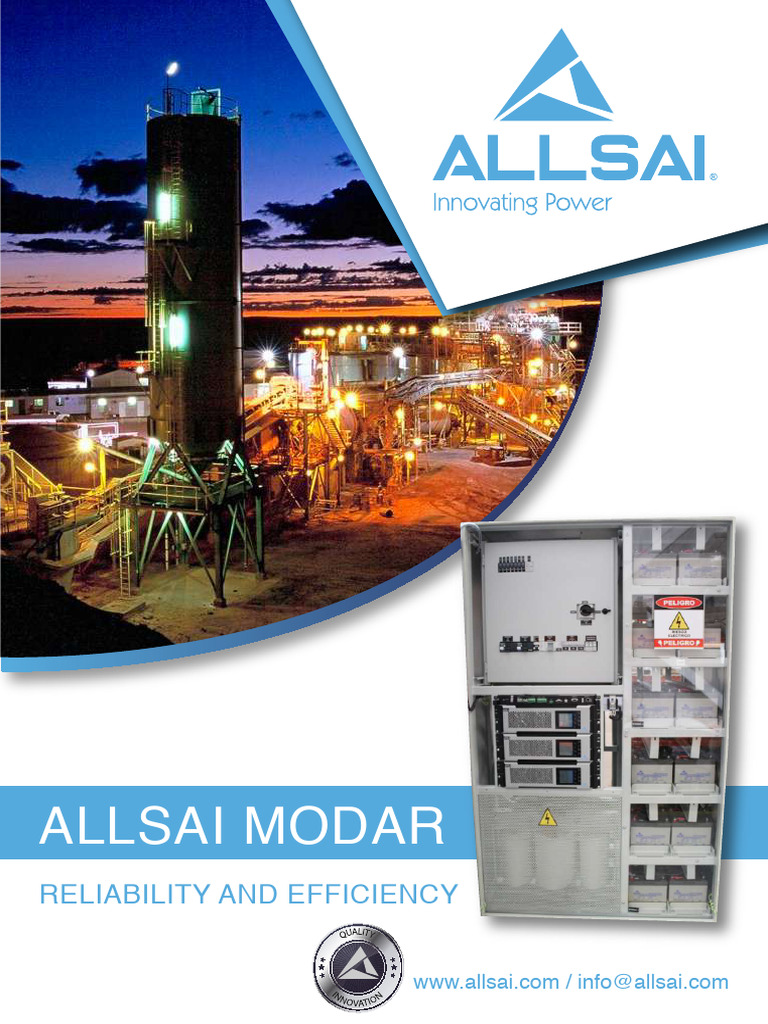 Catalogo ALLSAI MODAR 6 100 kVA | PDF | Alternating Current | Mains ...