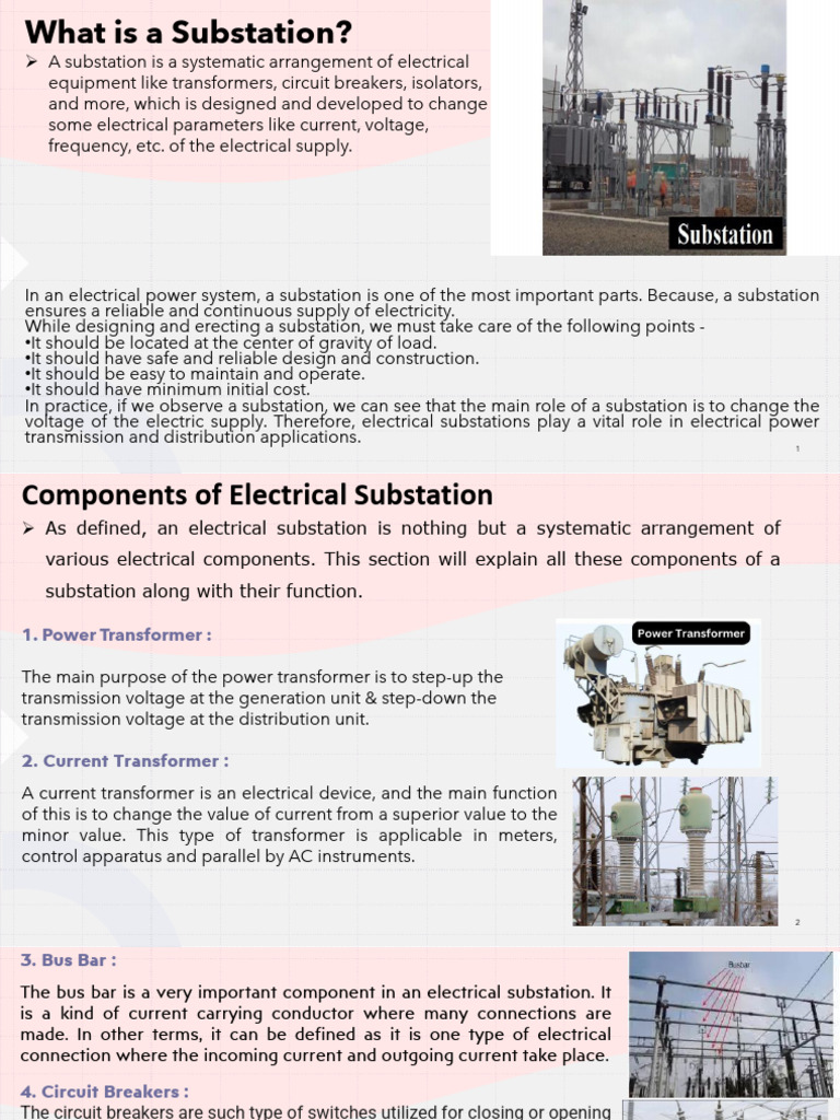 Understanding Electrical Substations | PDF | Transformer | Electric ...