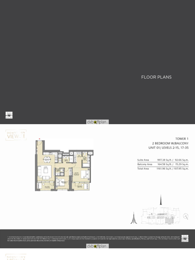 DV II T1 Floor Plans | PDF
