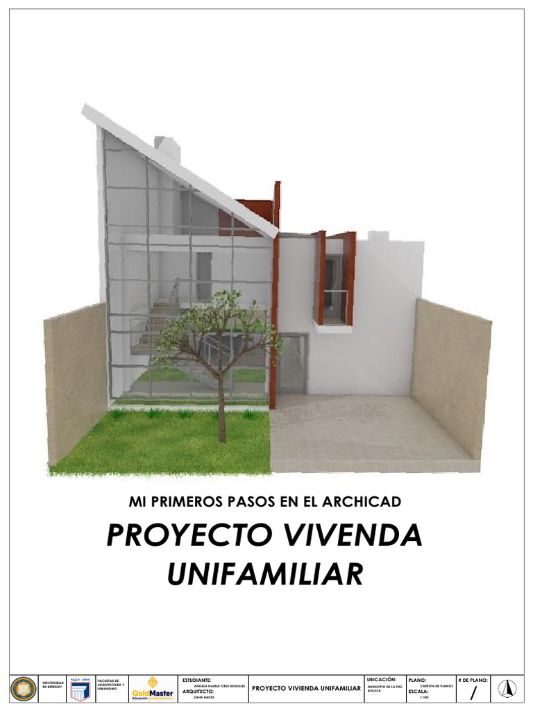 Proyecto de Vivienda Unifamiliar en La Paz | PDF