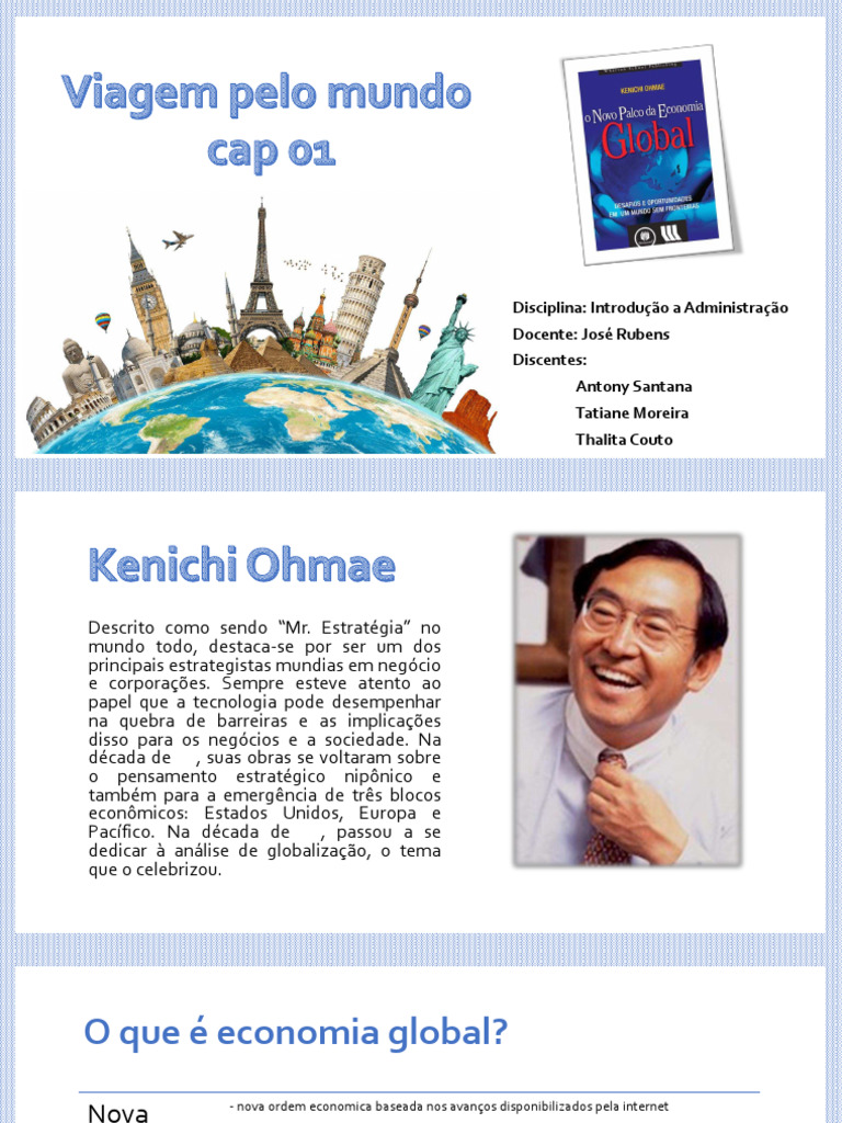 A Viagem Pelo Mundo Kenichi Ohmae | PDF | Finlândia | República da Irlanda