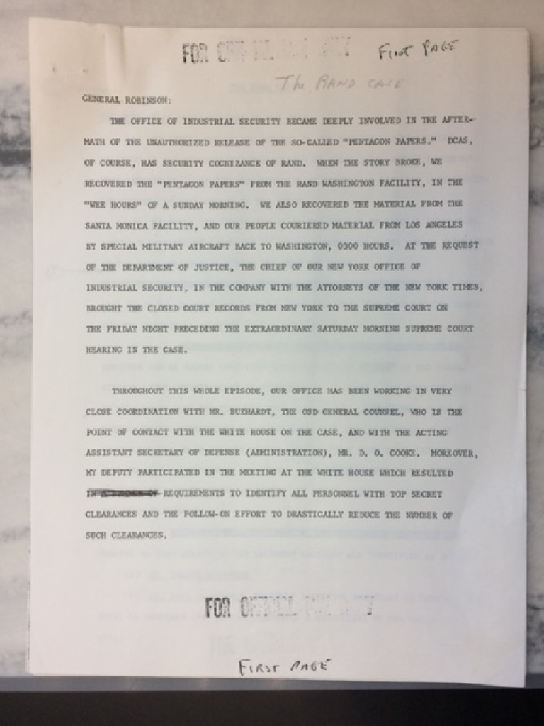 Do TM The Pentagon Papers | PDF