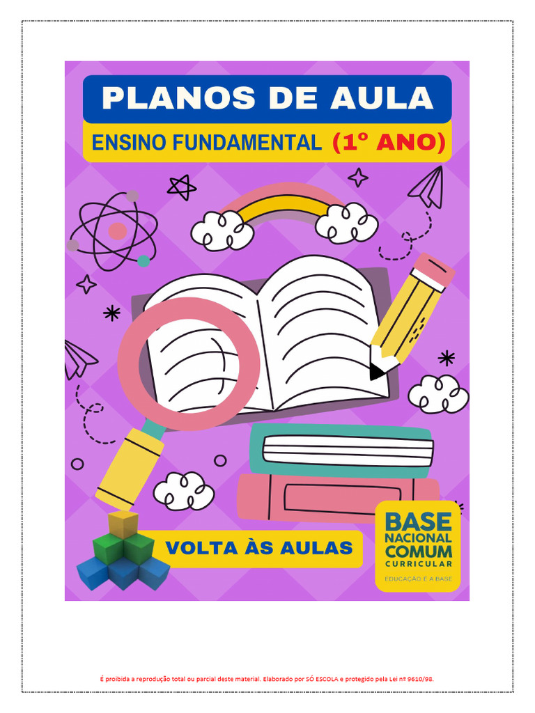 Plano de Aula: Volta às Aulas 1º Ano | PDF | Escolas | Educação primária