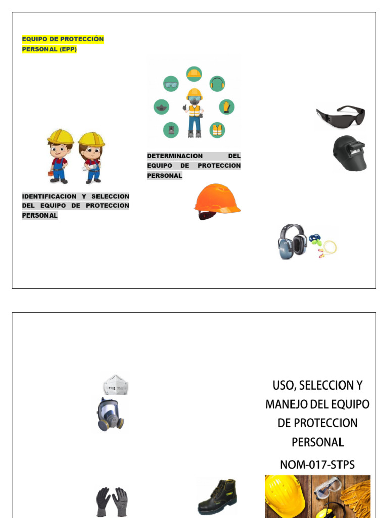 EPP según norma 017 STPS | PDF | Guante