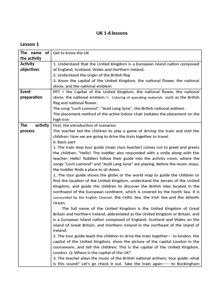 Today is Monday | PDF | French Fries | United Kingdom