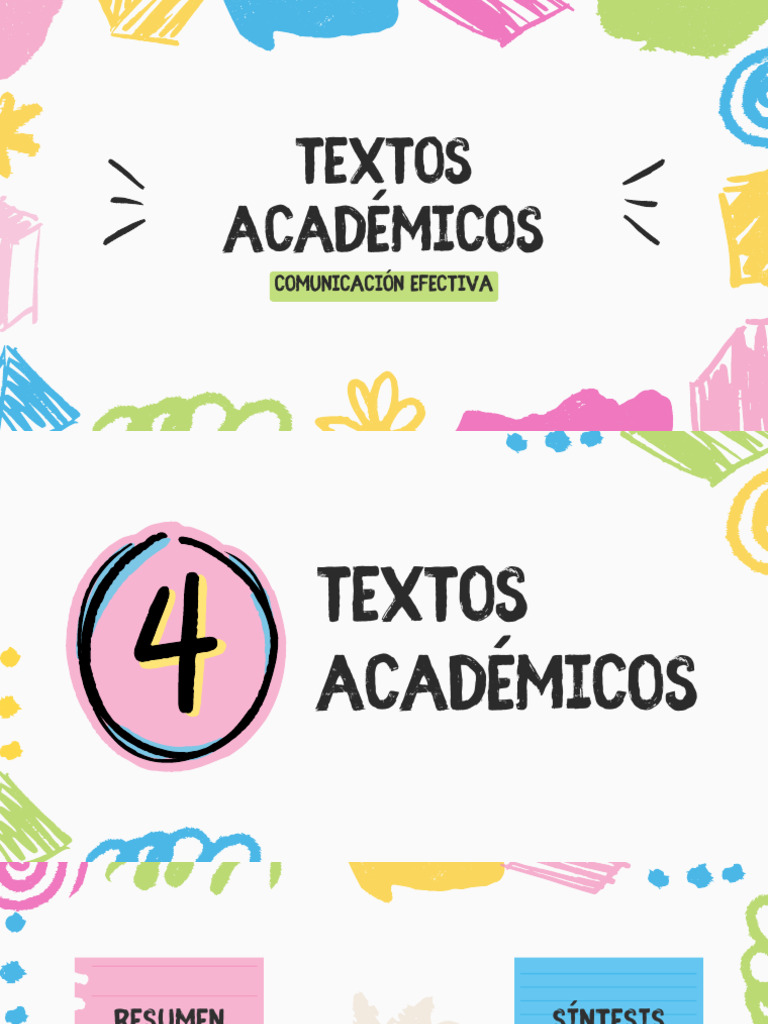 Tipos de Textos Académicos y Sus Usos | PDF
