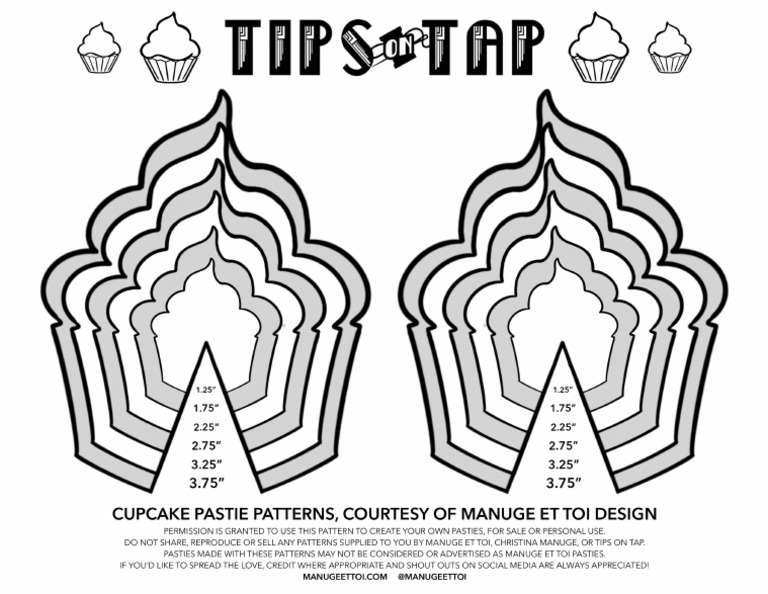 CUPCAKE Pastie | PDF