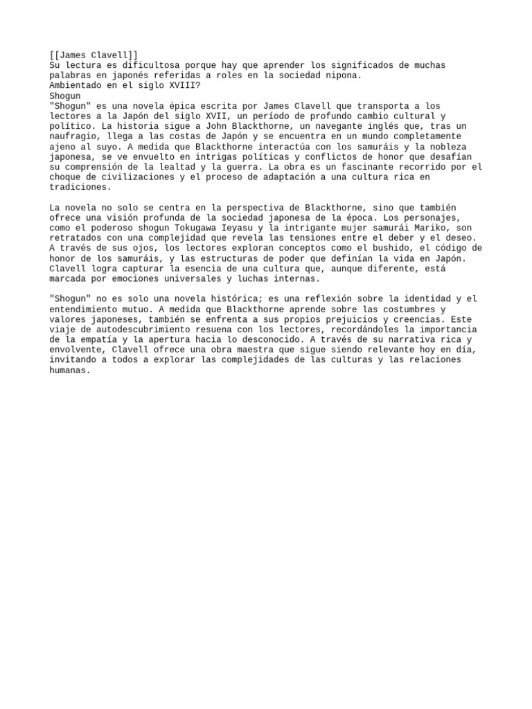 Shogun | PDF