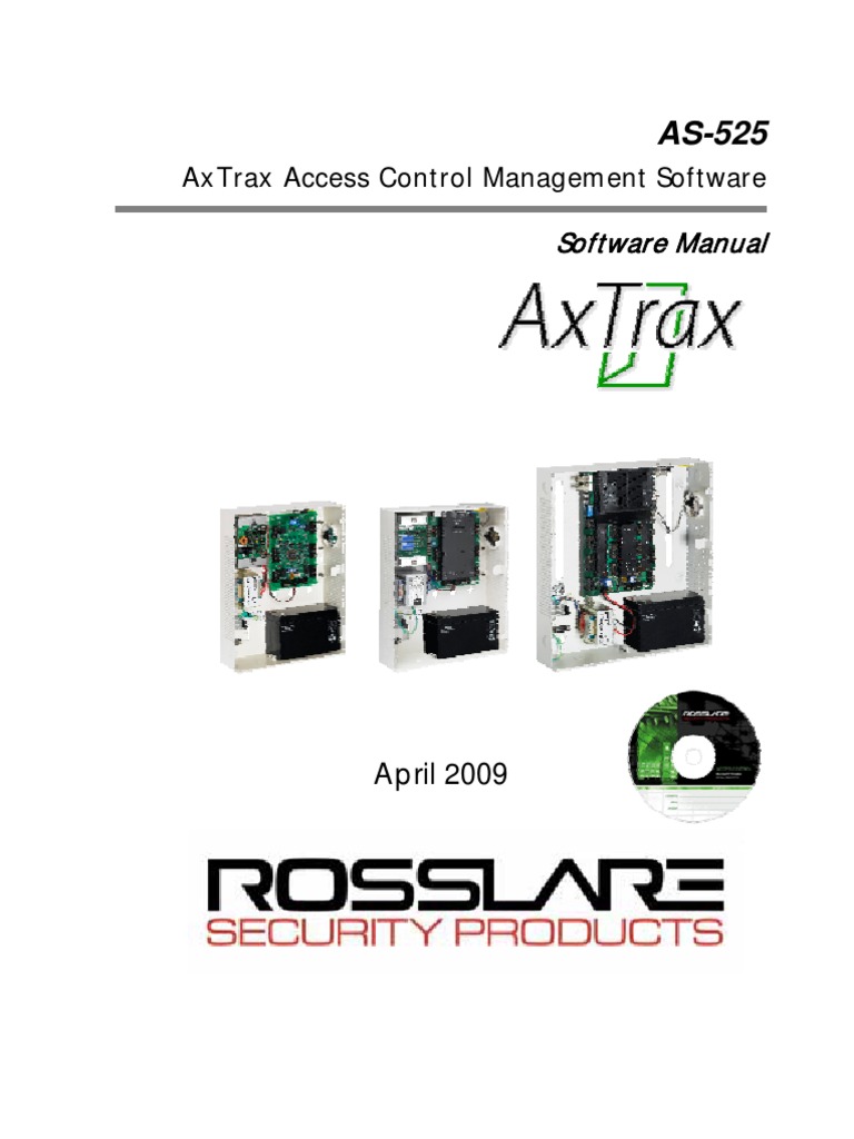 As-525 Axtrax Software Manual 190409 | PDF | Access Control ...
