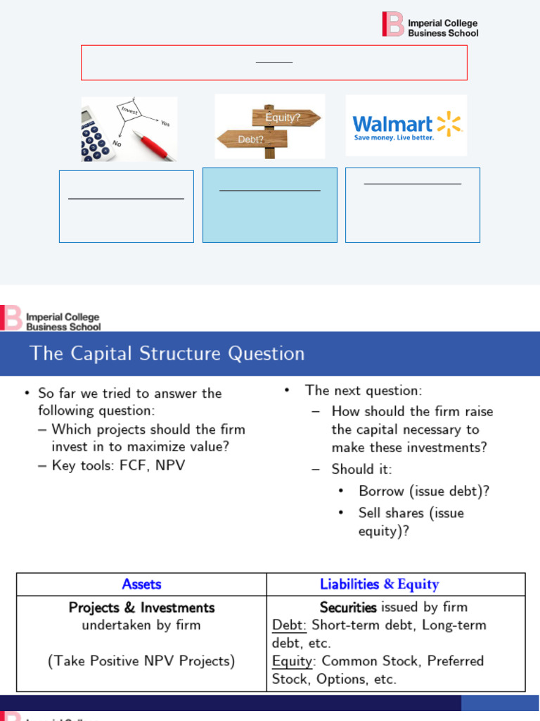 WACC and Capital Structure Insights | PDF | Cost Of Capital | Capital ...
