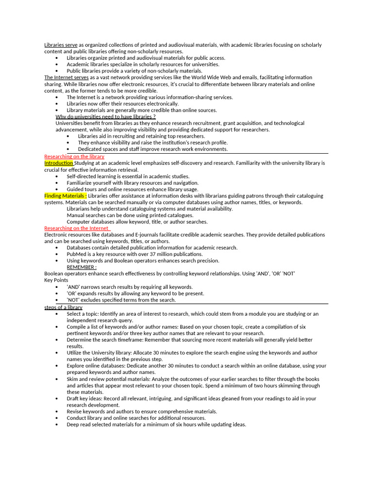 Sammried LIBRARY RESEARCH | PDF | Libraries | Computing