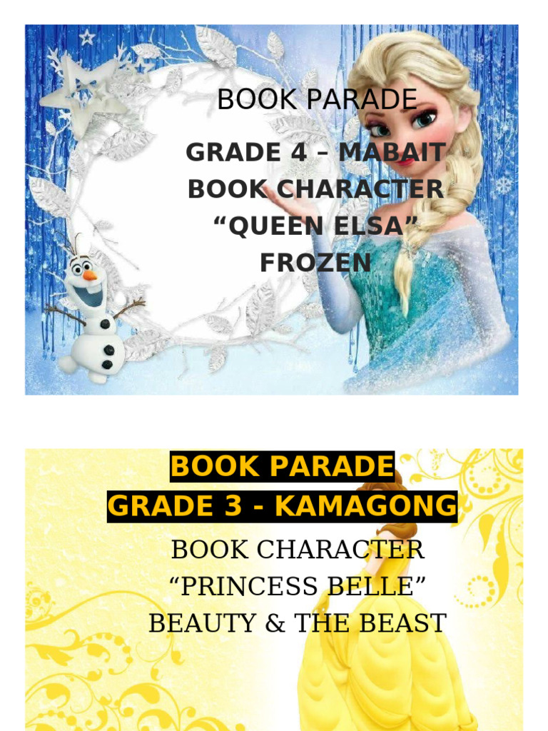 Elementary Book Parade Highlights | PDF