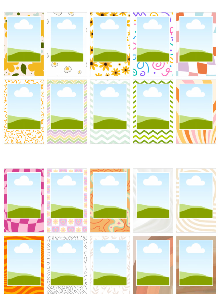 Instax Template With Design PDF