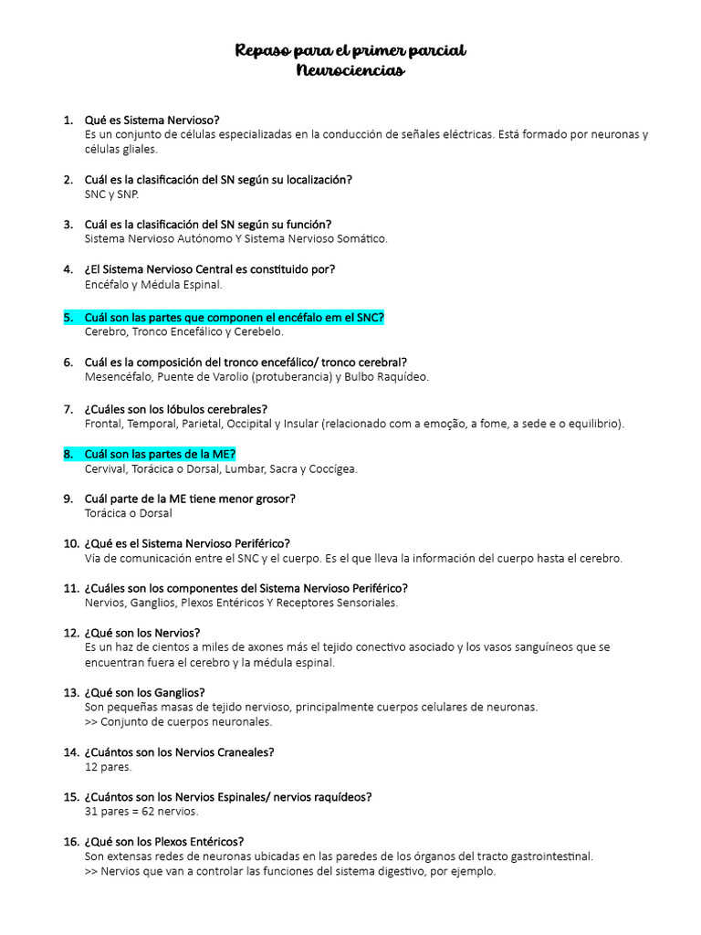 Repaso General para El Primer Parcial - Respondida Por Mim | PDF ...