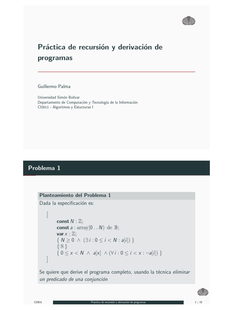 Clase Practica Recusion Y Derivacion | PDF | Informática teórica ...
