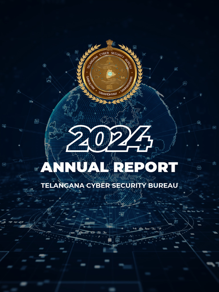 Telangana Cybersecurity Annual Report 2024 | PDF | Security | Computer ...