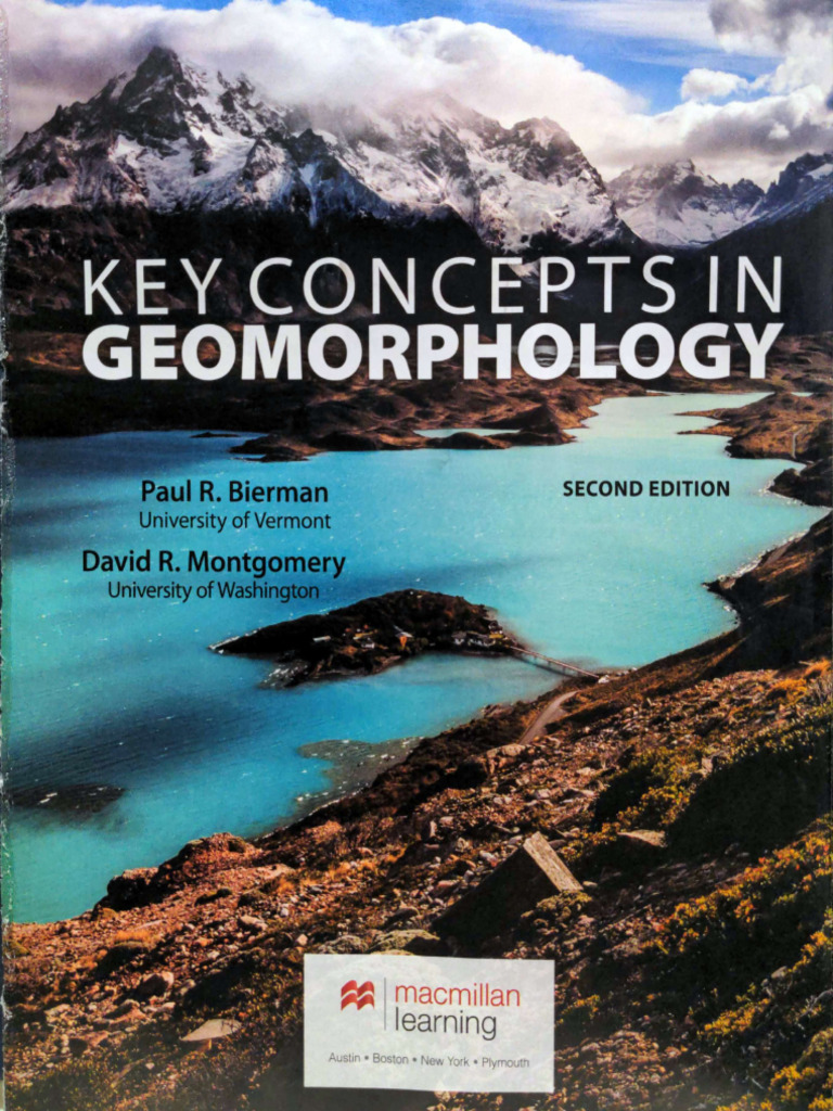 Paul r bierman david r montgomery key concepts in geomorphology w