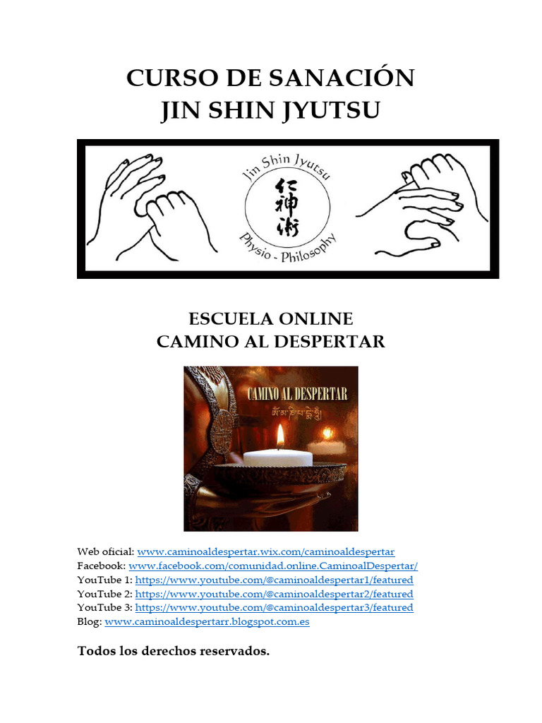 Curso de Jin Shin Jyutsu Online | PDF | Vida | Qi