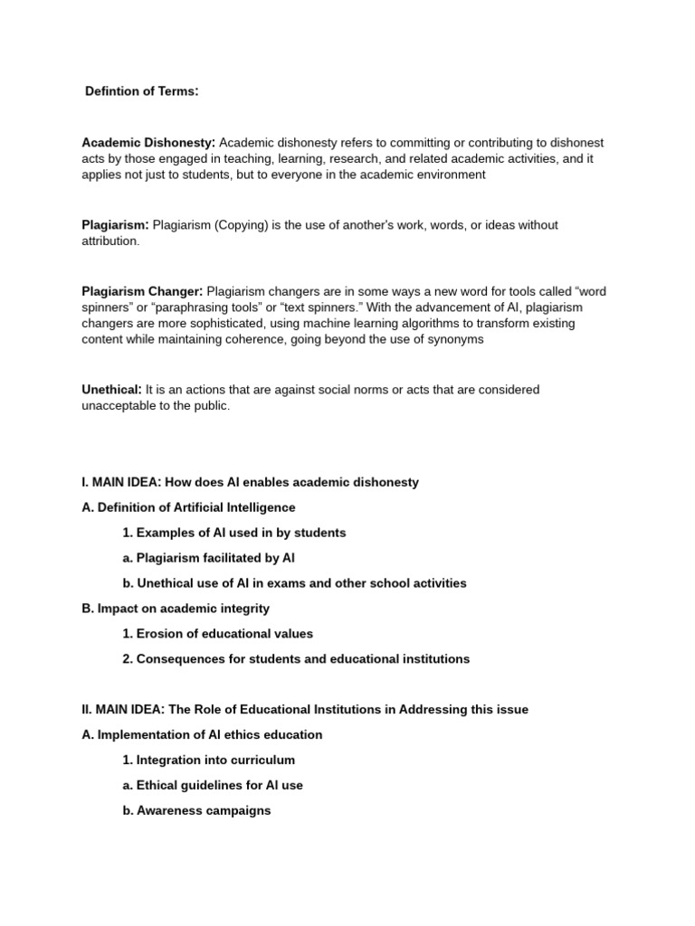 Defintion of Terms | PDF